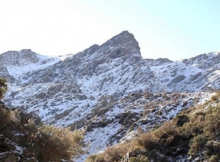  The mountains after the snowfall 
